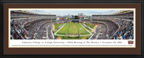 Lafayette Vs. Lehigh - 150Th - Lehigh Deluxe Frame - 757 Sports Collectibles