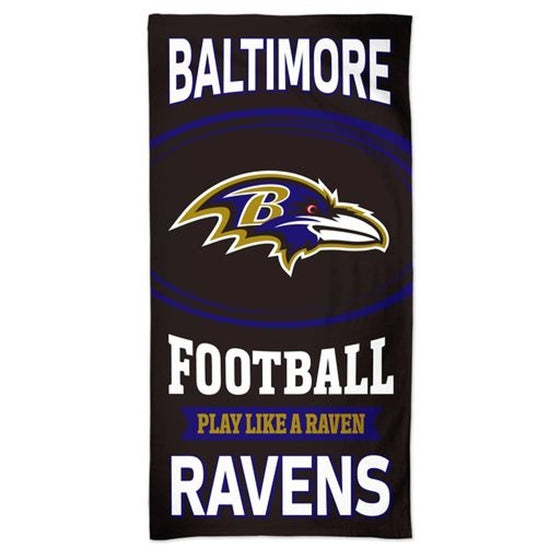 Baltimore Ravens Pride Beach Towel 30"x60"