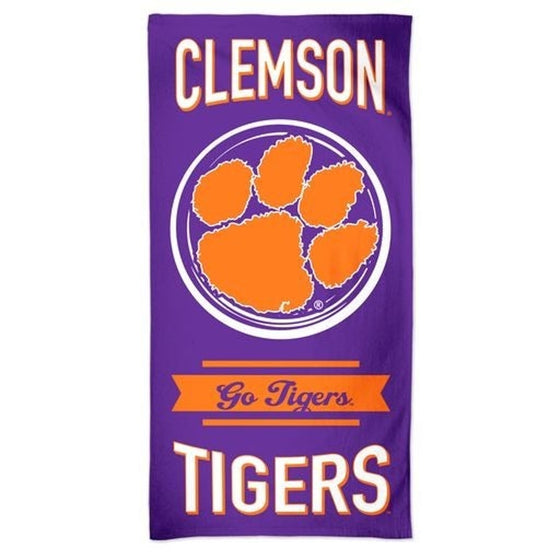 Clemson Tigers Pride Beach Towel 30"x60"