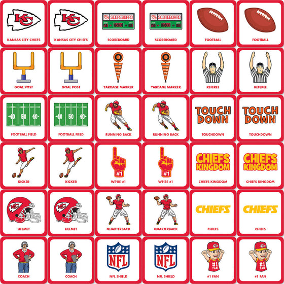 Kansas City Chiefs NFL Matching Game