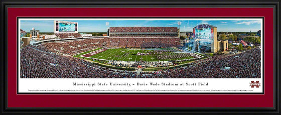 Mississippi State Football  - Deluxe Frame - 757 Sports Collectibles