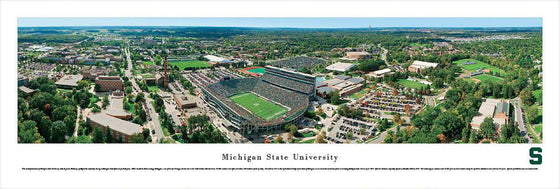 Michigan State University - Aerial - Unframed - 757 Sports Collectibles