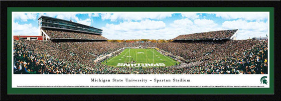 Michigan State Football - End Zone - Select Frame - 757 Sports Collectibles