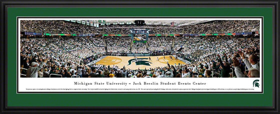 Michigan State Spartans Basketball - Deluxe Frame - 757 Sports Collectibles