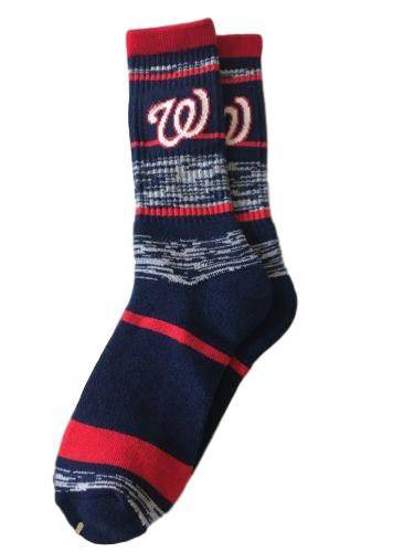 Washington Nationals RMC Stripe Socks Large 10-13 - 757 Sports Collectibles