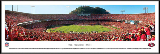 San Francisco 49Ers - 50 Yard Line - Standard Frame - 757 Sports Collectibles