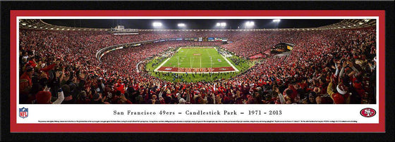 San Francisco 49Ers - End Zone Farewell - Select Frame - 757 Sports Collectibles