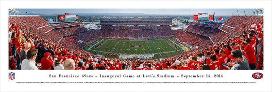 San Francisco 49Ers - Inaugural Game at Levi's Stadium - Unframed - 757 Sports Collectibles