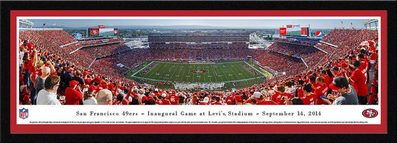 San Francisco 49Ers - Inaugural Game at Levi's Stadium - Select Frame - 757 Sports Collectibles