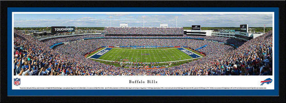 Buffalo Bills Ralph Wilson Stadium 17"x44" Deluxe Framed Panoramic Photo - 757 Sports Collectibles