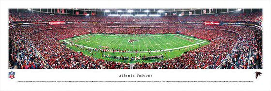 Atlanta Falcons Georgia Dome 13.5"x40" Unframed Panoramic Photo - 757 Sports Collectibles