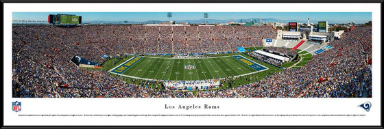 L.A. Rams - 1st Game in L.A. - Standard Frame - 757 Sports Collectibles