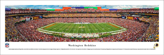 Washington Redskins - 50 Yard Line - Unframed - 757 Sports Collectibles