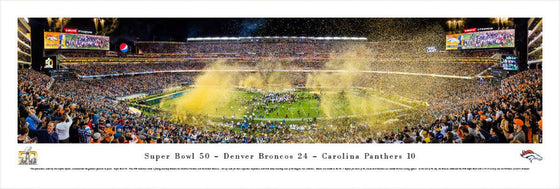 Super Bowl 2016 - Denver Broncos Champions  - Unframed - 757 Sports Collectibles
