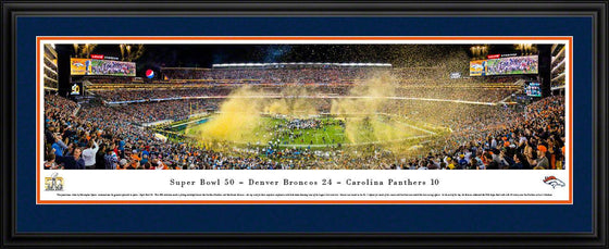 Super Bowl 2016 - Denver Broncos Champions  - Deluxe Frame - 757 Sports Collectibles