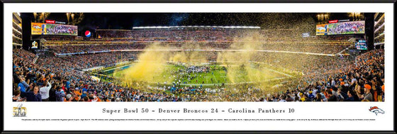 Super Bowl 2016 - Denver Broncos Champions  - Standard Frame - 757 Sports Collectibles