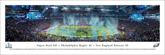 Phildelphia Eagles Super Bowl LII Champions Unframed Panorama Photo - 757 Sports Collectibles