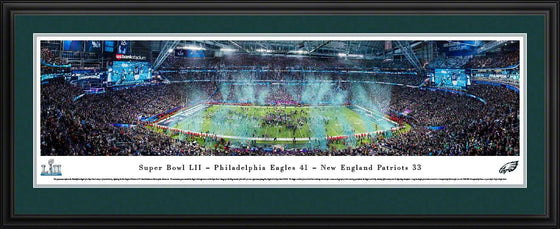 Phildelphia Eagles Super Bowl LII Champions Deluxe Framed Panorama Photo - 757 Sports Collectibles