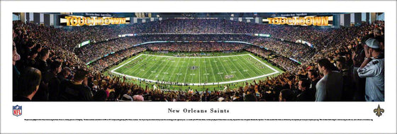 New Orleans Saints - 50 Yard Line - Unframed - 757 Sports Collectibles