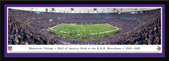 Minnesota ViKings - Final Game at the Metrodome - Select Frame - 757 Sports Collectibles