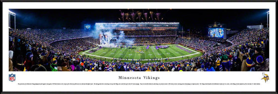 Minnesota ViKings - Final Game at TCF Bank Stadium - Standard Frame - 757 Sports Collectibles