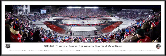 NHL 100 Classic (Senators vs Canadiens) - Standard Frame - 757 Sports Collectibles