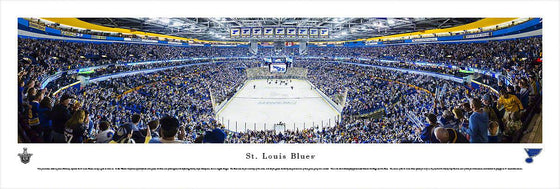 Saint Louis Blues - End Zone - Unframed - 757 Sports Collectibles
