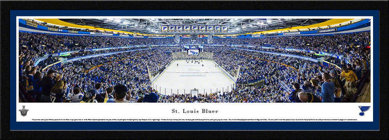 Saint Louis Blues - End Zone - Select Frame - 757 Sports Collectibles