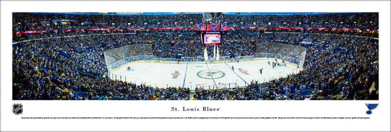 St. Louis Blues - Center Ice - Unframed - 757 Sports Collectibles