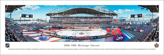 NHL Heritage Classic 2016 (Jets vs Oilers) - Unframed - 757 Sports Collectibles