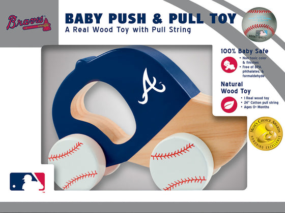 Atlanta Braves MLB Baby Fanatic Push & Pull Toy