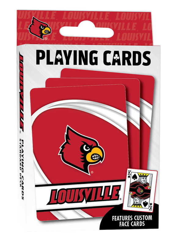 Louisville Cardinals NCAA Playing Cards - 54 Card Deck
