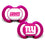 New York Giants NFL Baby Fanatic Pacifier 2-Pack Pink