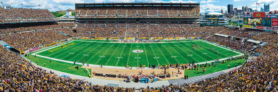 Stadium Panoramic - Pittsburgh Steelers 1000 Piece NFL Sports Puzzle - Center View