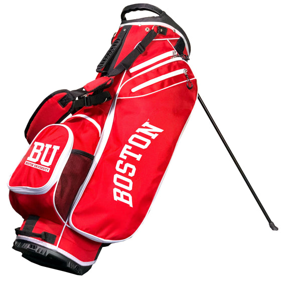 Boston Terriers Birdie Stand Golf Bag Red