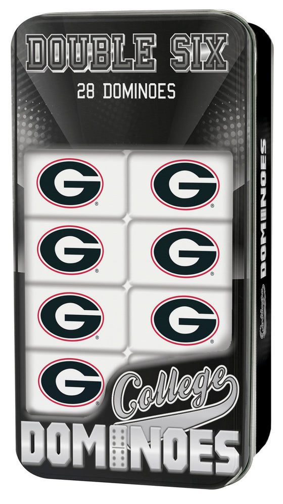 NCAA Georgia Bulldogs 28 Piece Dominoes