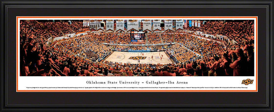 Oklahoma State Basketball - Deluxe Frame - 757 Sports Collectibles
