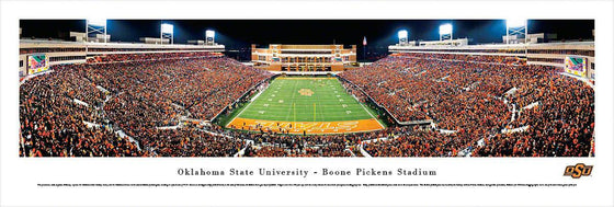 Oklahoma State Football - End Zone - Unframed - 757 Sports Collectibles