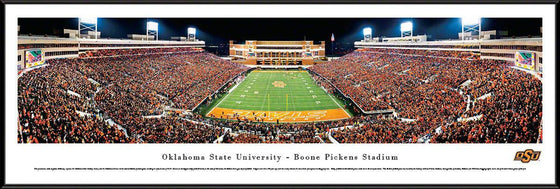 Oklahoma State Football - End Zone - Standard Frame - 757 Sports Collectibles