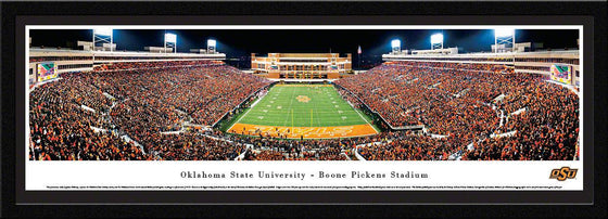 Oklahoma State Football - End Zone - Select Frame - 757 Sports Collectibles