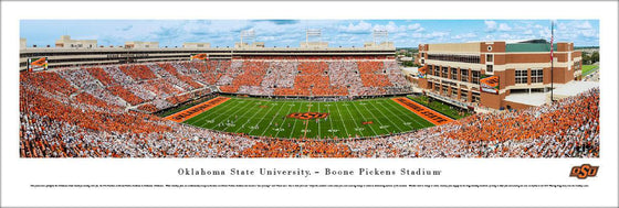 Oklahoma St Football - Stripe Game - Unframed - 757 Sports Collectibles
