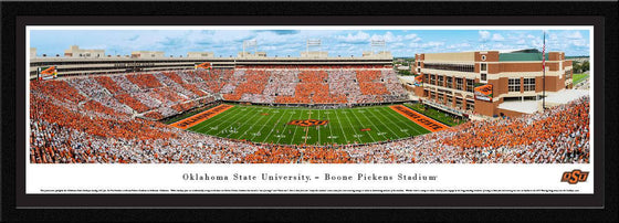 Oklahoma St Football - Stripe Game - Select Frame - 757 Sports Collectibles