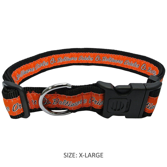 Baltimore Orioles Pet Collar by Pets First - 757 Sports Collectibles