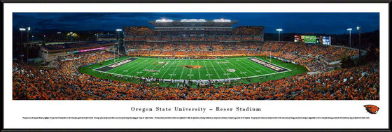 Oregon State Football - 50 Yard Line - Standard Frame - 757 Sports Collectibles