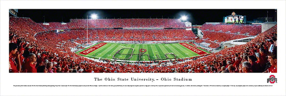 Ohio State Football - Band Script - Unframed