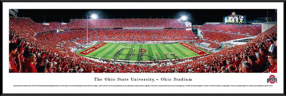 Ohio State Football - Band Script - Standard Frame - 757 Sports Collectibles