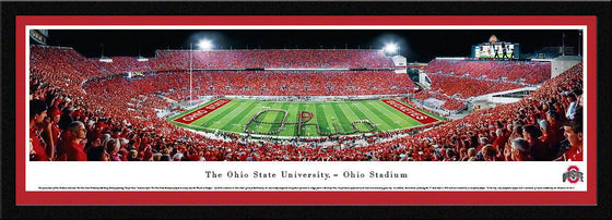 Ohio State Football - Band Script - Select Frame - 757 Sports Collectibles