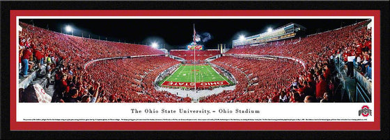 Ohio State Football - End Zone - Select Frame - 757 Sports Collectibles