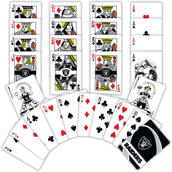 Las Vegas Raiders NFL Playing Cards - 54 Card Deck