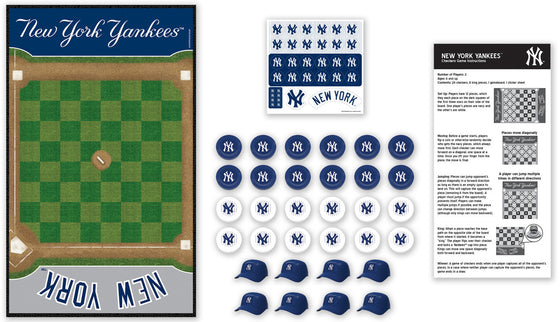 New York Yankees Checkers MLB Board Game